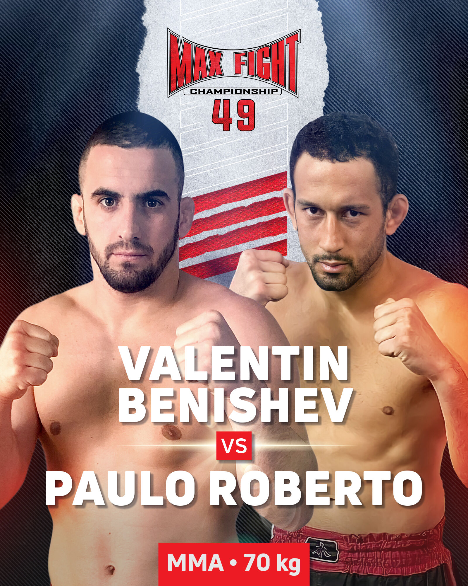 Валентин Бенишев срещу бразилец на MAXFIGHT 49