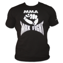 MAX FIGHT - fist- short sleeves - black